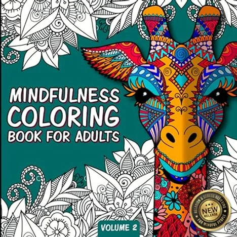 Mindfulness Coloring Book For Adults: